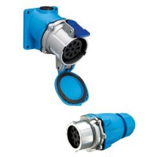 DN 9C - Connector, 9 contacts, metal, IP54, up to 30 A
